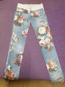 Květinové  kalhoty - 1