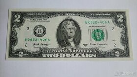 2 Dolárová bankovka