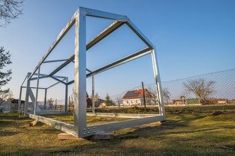 Ocelova konstrukce 3,1x7,8m, pozink
