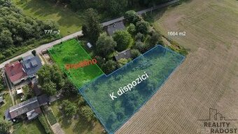 Prodej stavebního pozemku 1660m2, Grygov, okres Olomouc - 1