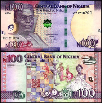 Nigérie - 100 Naira bankovka, 2024, UNC