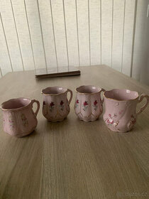 růžový porcelán
