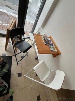 FRANKLIN Barová stolička s opěrkou - IKEA