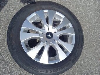 Letní Alu kola Citroen Berlingo+ ZÁNOVNÍ pneu 215/55R16