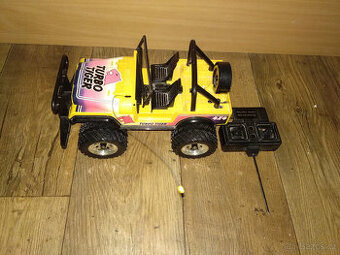 Prodám retro RC Jeep Dickie Turbo Tiger 4x4, 1/14