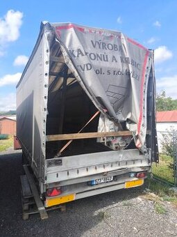 Prodám havarovaný vlek Agados DONA 57, r.v. 2015, 3,5T.