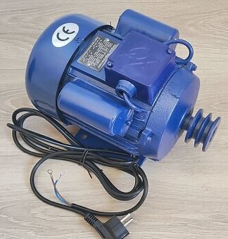 1fázový elektromotor s řemenicí 220V 1,5kW 1500ot.