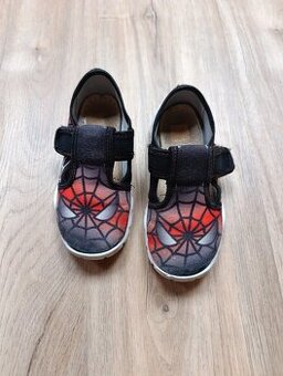 Barefoot bačkory/ přezůvky do školky spiderman vel. 29