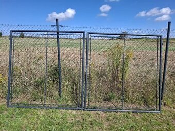 Plotová brána 3605x1750, antracit