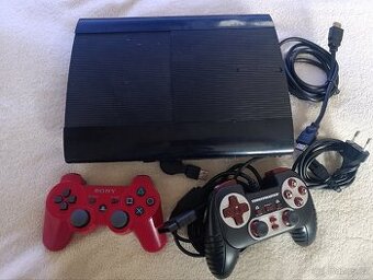 PS3 PlayStation 3 Super Slim + Hry