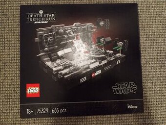 LEGO Star Wars 75329 Útok na Hvězdu smrti diorama