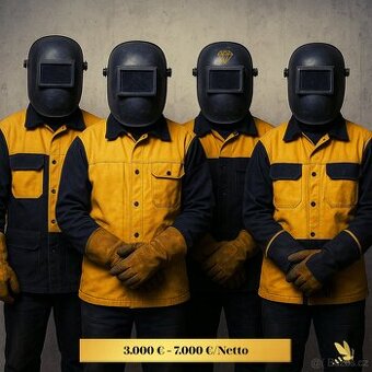 Svářeč do Německa, Rakouska a Švýcarska s ubytováním