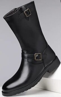 Nové vyšší moto boty na chopper motocykl enduro vel.45