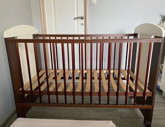 Dětská postýlka s obrázkem žirafy 120x60 cm