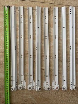 Postranní pojezdové lišty na šuplíky 40 cm