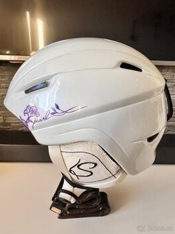 Lyžařská přilba helma + lyžařské brýle