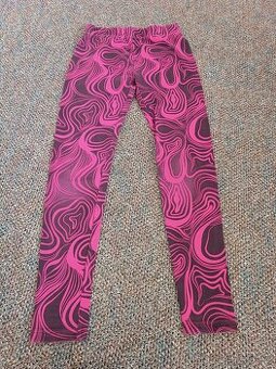 Zateplené legíny, kalhoty vel. 146/152