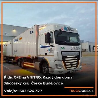 Nabídka práce: Řidič vnitrostátní kamionové dopravy