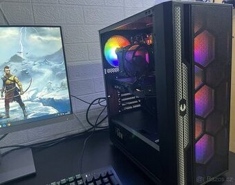 Herní Počítač-i7-16GB-RX580 8GB--SSD-Wi-Fi-BT