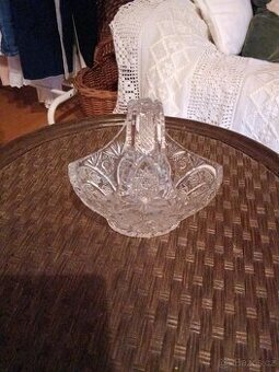 Košíček větší broušený