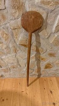 Velká retro vařečka dřevěná