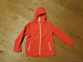Bunda softshellová Lewro oranžová, vel. 116-122