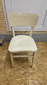 Ohýbané židle TON - bílé 4ks