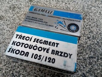 Nové brzdové destičky Škoda 105 120 125