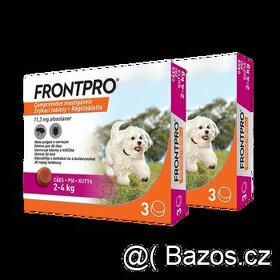 žvýkací tablety pro psy proti klíšťatům a blechám/2-4kg