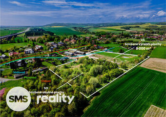 Prodej stavebních pozemků – Hladké Životice, 22 000 m² pro b