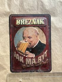 Plechová pivní cedule Březňák - 1