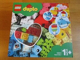 LEGO Duplo box srdíčko 10909 + slon sáček 30333 - 1