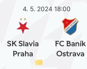 Vstupenka Slavie Praha Baník Ostrava