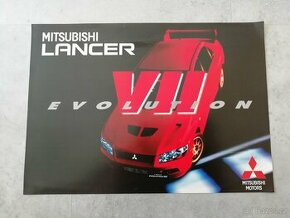 Mitsubishi Lancer EVO VII - CZ prospekt 2001 -doprava v ceně