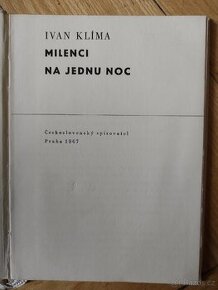 SLEVA Milenci na jednu noc, Ivan Klíma