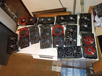 grafické karty RX 480 RX 570 RX 580