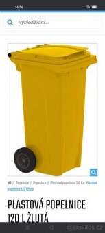 Plastová popelnice 120L