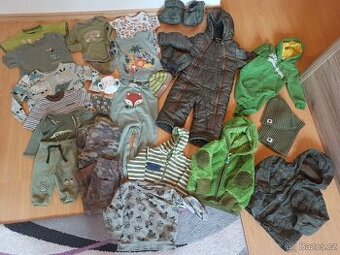 Khaki a béžové oblečky pro miminko - 1
