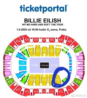 BILLIE EILISH PRAHA 1.6.25 2KS sezení