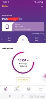 Datová sim karta do Egypta 10GB