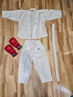 Kimono ADIDAS 120cm + rukavice Katsudo M - 1