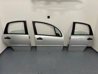 Citroen C3 boční dveře stříbrná metalíza