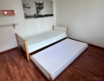 Postel Flexa s roštem a matrací