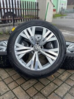 ORIGINÁL Alu Volkswagen KALAMATA R18, 5x112 - TOP, TPMS