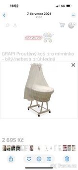 Proutěný koš s nebesy