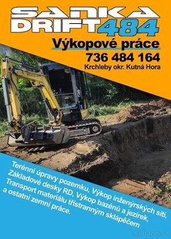 Výkopové práce bagrem