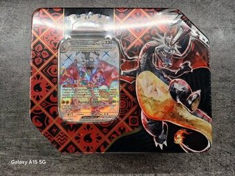 Pokémon TCG Paldean Fates Premium Tin Charizard ex