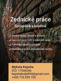 Schánime stavební práce