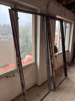 Plechová futra levá 80cm + dveře