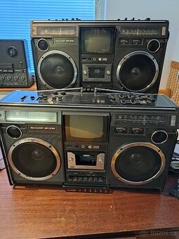SHARP 5P-37G ohromný boombox plně funkční